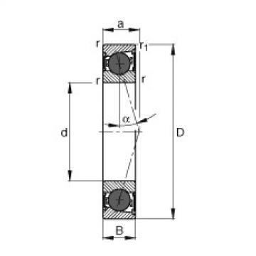 Bearing HCB7008-C-2RSD-T-P4S FAG