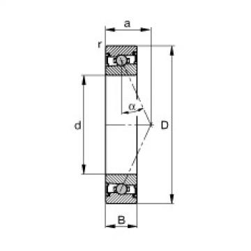 Bearing HCS7008-E-T-P4S FAG