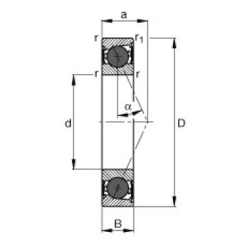 Bearing HCB7000-E-2RSD-T-P4S FAG