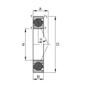 Bearing HCB7011-E-T-P4S FAG