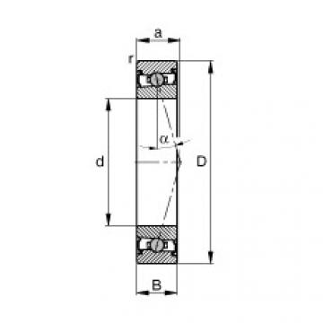 Bearing HCS71910-C-T-P4S FAG