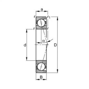 Bearing B7007-C-T-P4S FAG