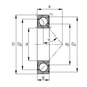 Bearing 7303-B-2RS-TVP FAG