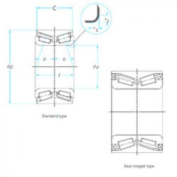 Bearing 38KWD01G3CA104 NSK