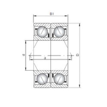 Bearing 7303 CDB ISO