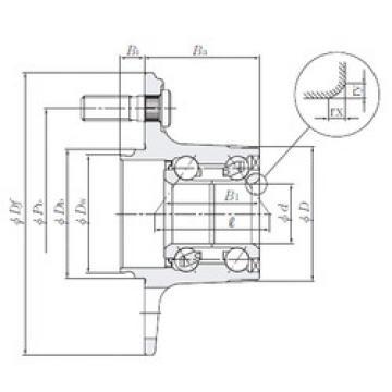 Bearing HUB155-5 NTN