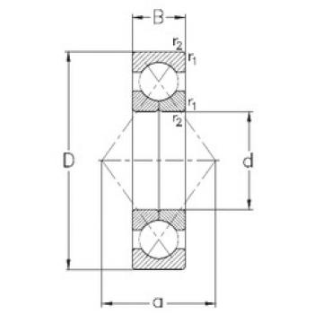 Bearing QJ208-MPA NKE