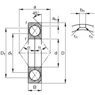 Bearing QJ222-N2-MPA FAG