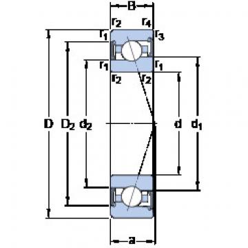 Bearing S7004 ACE/HCP4A SKF