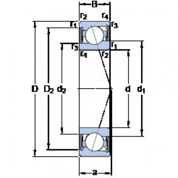 Bearing S71908 CE/P4A SKF