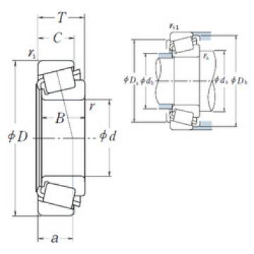 Bearing 33889/33821 NSK