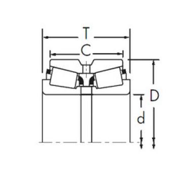 Bearing 33281/33462D+X1S-33281 Timken