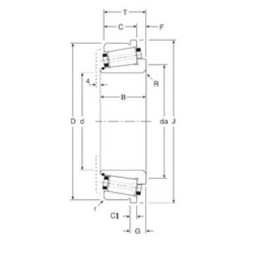 Bearing 74025/74052C Gamet