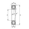 Bearing B7000-C-2RSD-T-P4S FAG