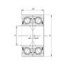 Bearing 7306 CDF ISO