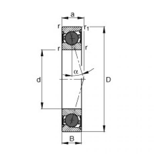 Bearing HCB7005-C-2RSD-T-P4S FAG #5 image