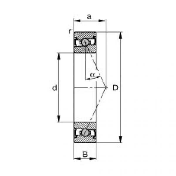 Bearing HCS7007-E-T-P4S FAG #5 image