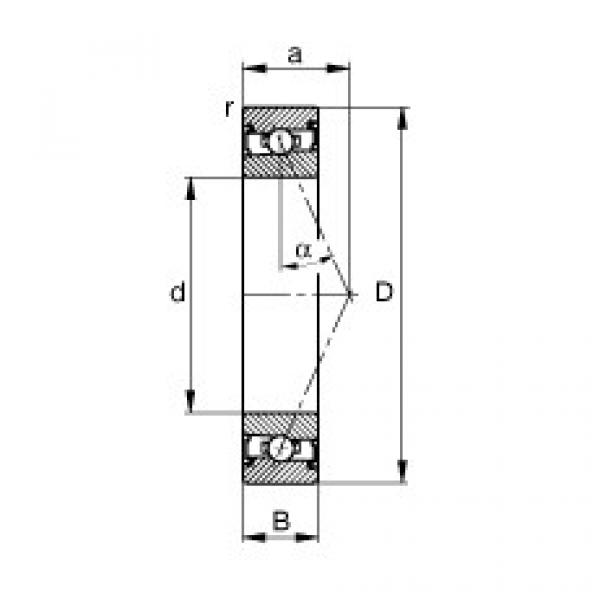 Bearing HSS7007-E-T-P4S FAG #5 image