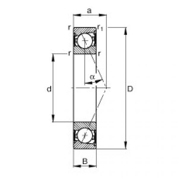 Bearing B7002-E-2RSD-T-P4S FAG #5 image