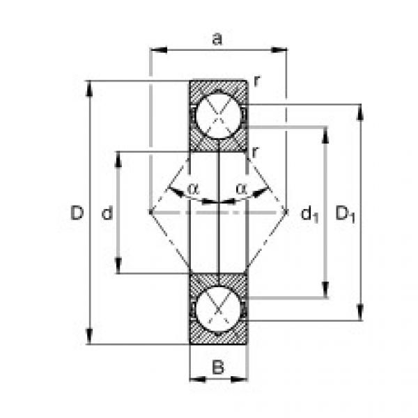 Bearing QJ209-TVP FAG #5 image