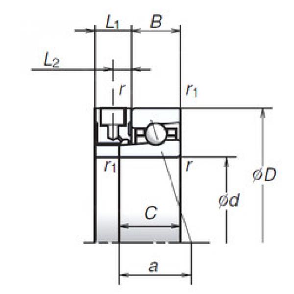 Bearing 80BER19XE NSK #5 image