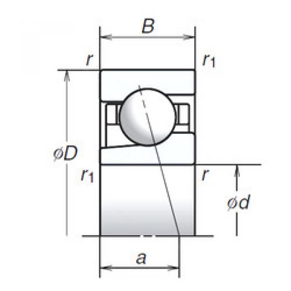 Bearing 8BGR10H NSK #5 image