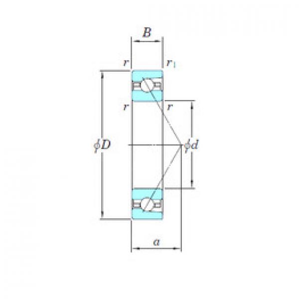 Bearing HAR019 KOYO #5 image