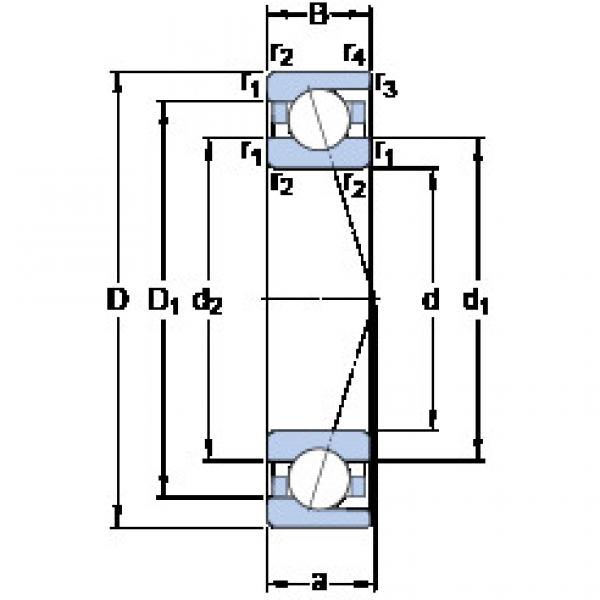 Bearing 71904 CD/P4A SKF #5 image