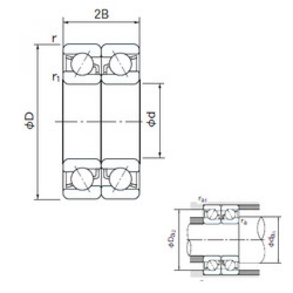 Bearing 7301CDB NACHI #5 image