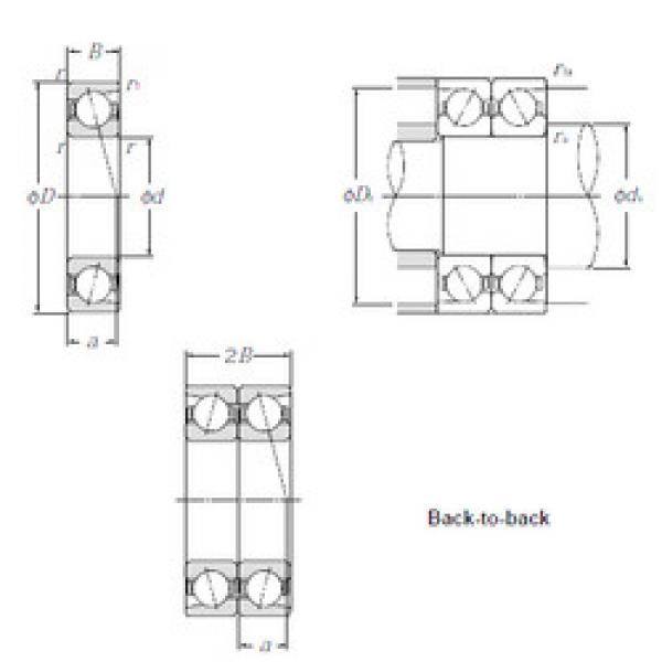 Bearing 7304DB NTN #5 image