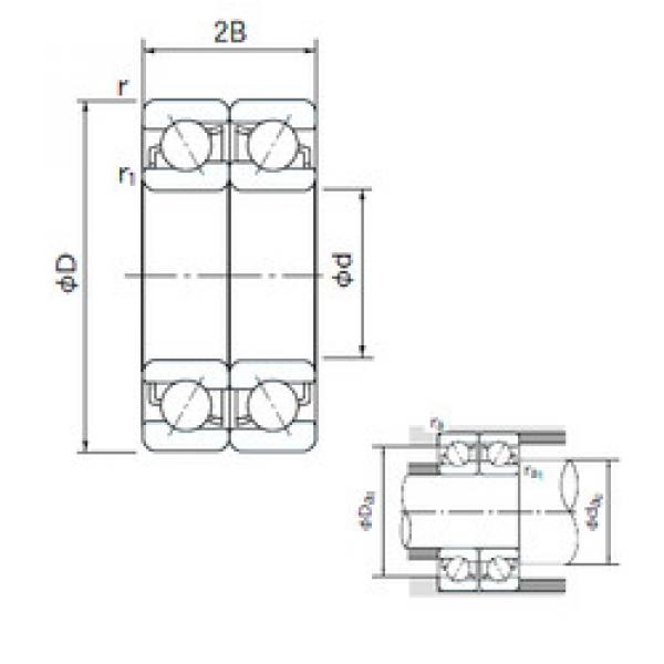 Bearing 7305BDF NACHI #5 image