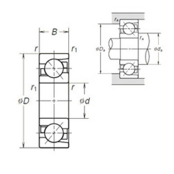 Bearing 7301BEA NSK #5 image