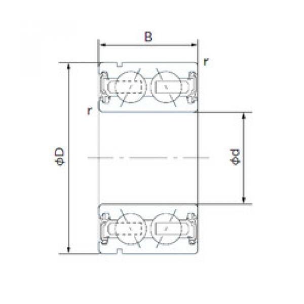 Bearing BD25-9T12C3**UR NSK #5 image