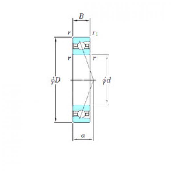 Bearing HAR008CA KOYO #5 image