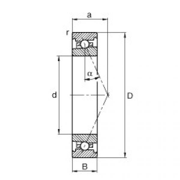 Bearing HS71910-E-T-P4S FAG #5 image