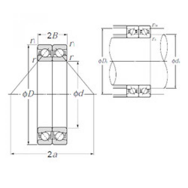 Bearing HTA008DB NTN #5 image