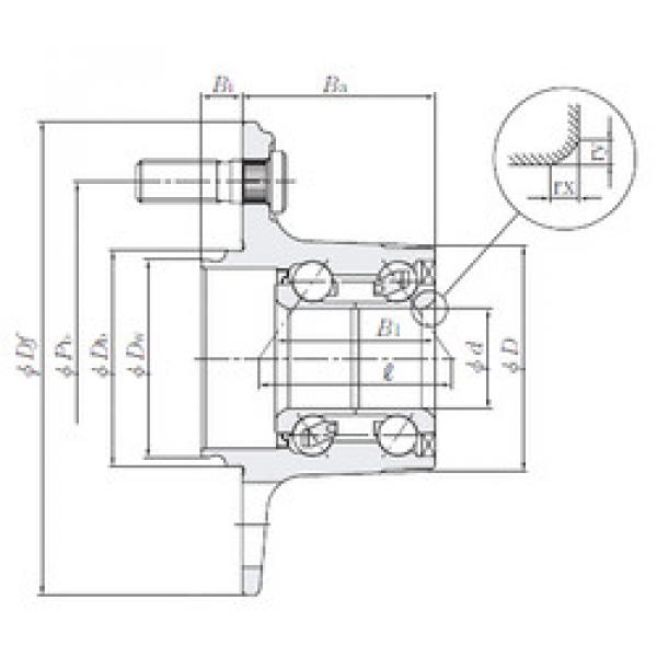 Bearing HUB005-64 NTN #5 image