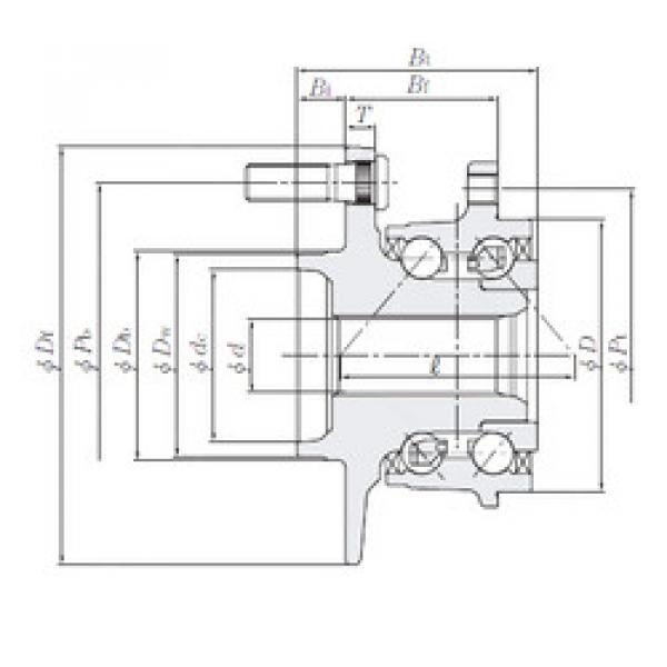 Bearing HUB251-4 NTN #5 image