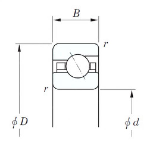 Bearing KBA020 KOYO #5 image