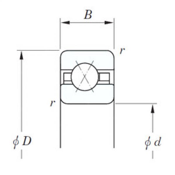 Bearing KBX020 KOYO #5 image