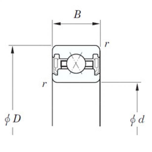 Bearing KUX100 2RD KOYO #5 image