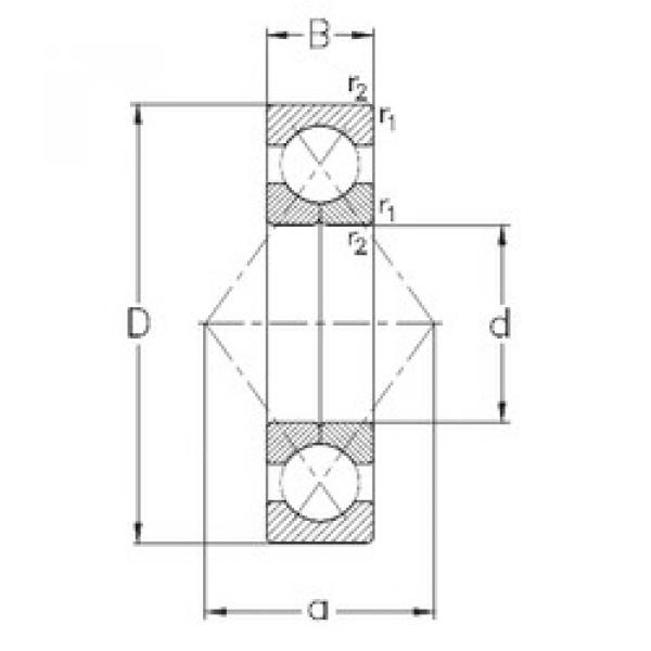 Bearing QJ208-MPA NKE #5 image