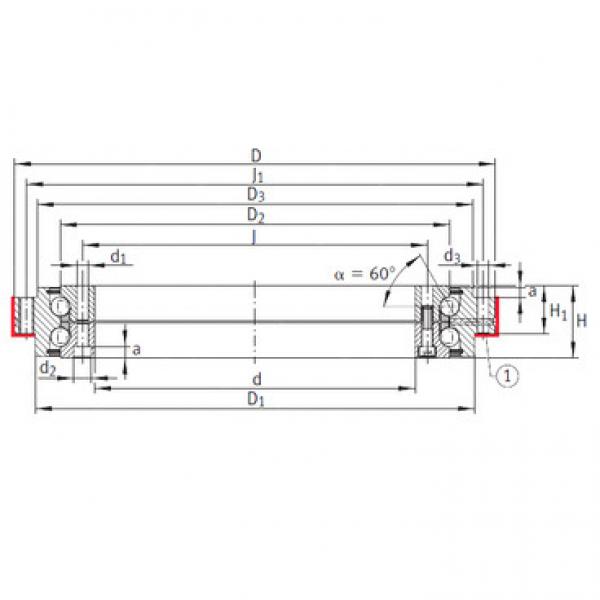 Bearing ZKLDF100 INA #5 image