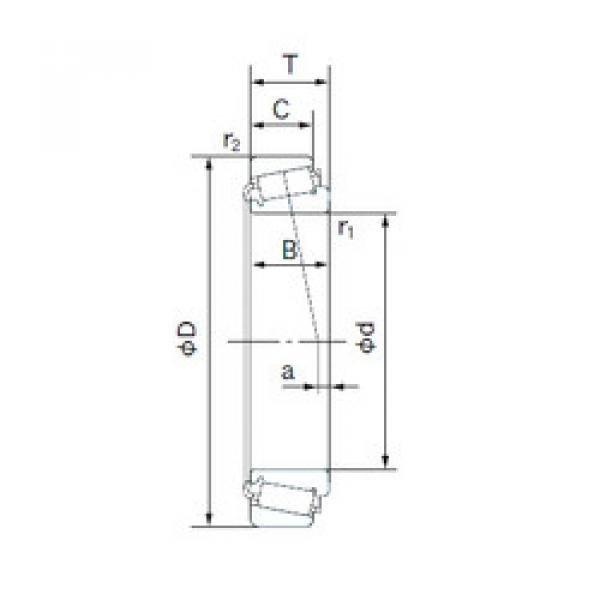 Bearing 33281/33462 NACHI #1 image