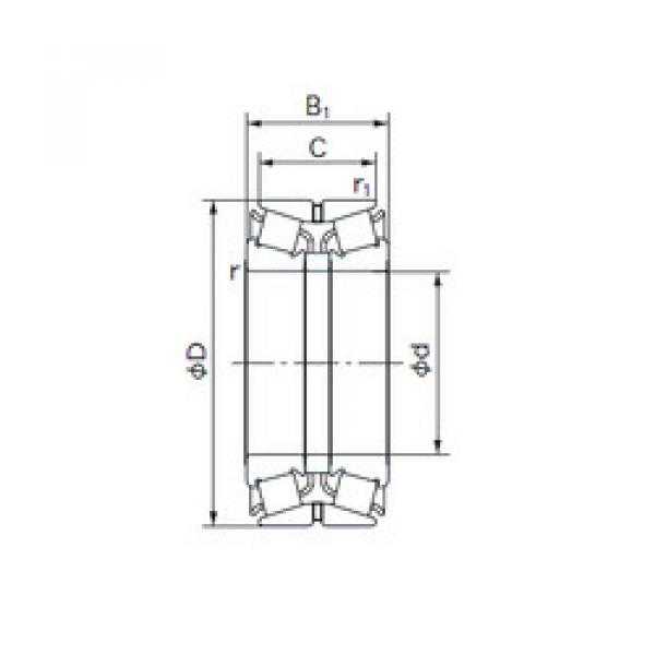 Bearing 340KBE130 NACHI #1 image