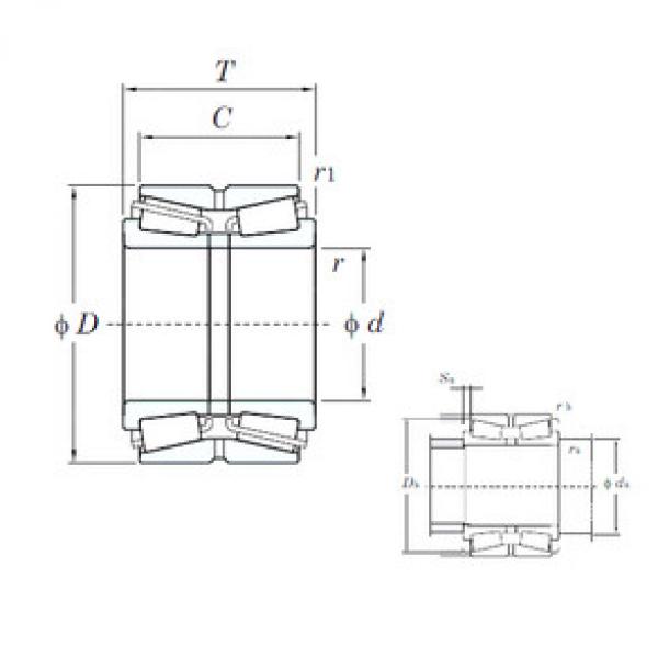 Bearing 46T30211JR/41,5 KOYO #1 image